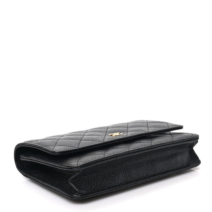 Chanel Caviar Quilted Wallet on Chain WOC Black 3 of 7
