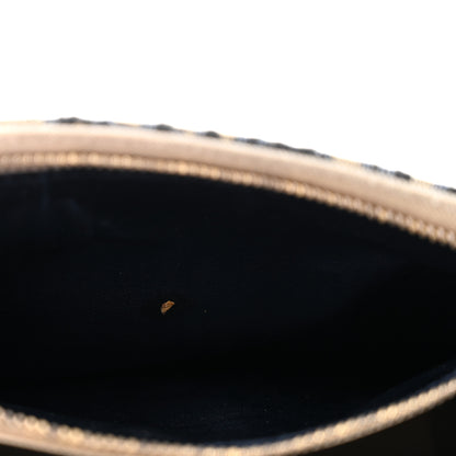Christian Dior Oblique Saddle Chain Long Wallet Blue 13 of 14