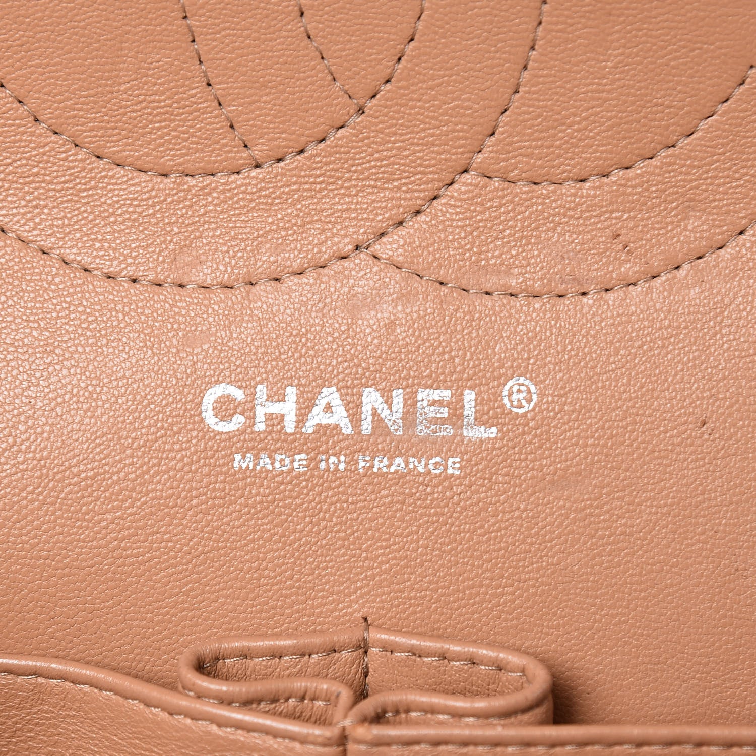 Chanel Caviar Quilted Jumbo Double Flap Beige 6 of 12