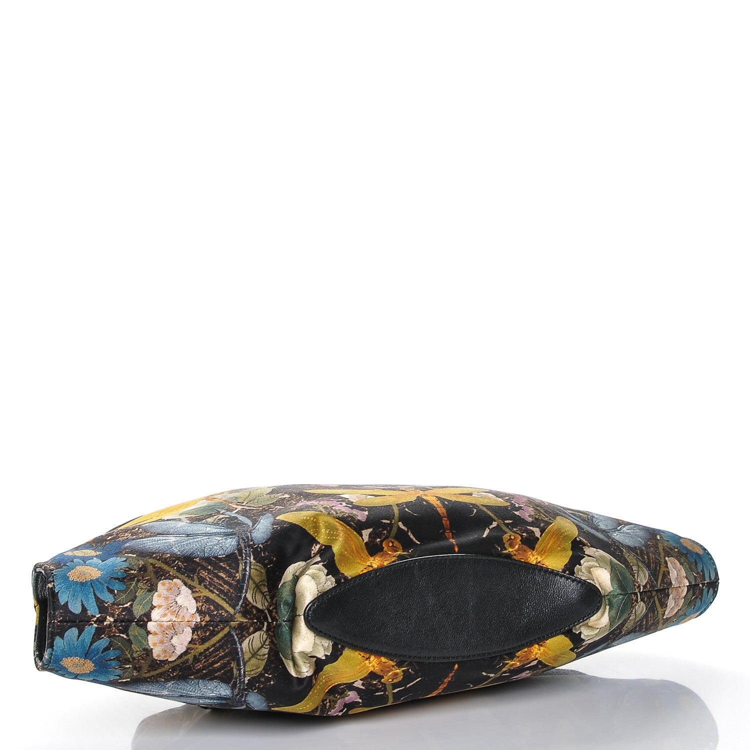 Alexander McQueen Silk Dragonfly Print De Manta Clutch Multicolor Black 4 of 7