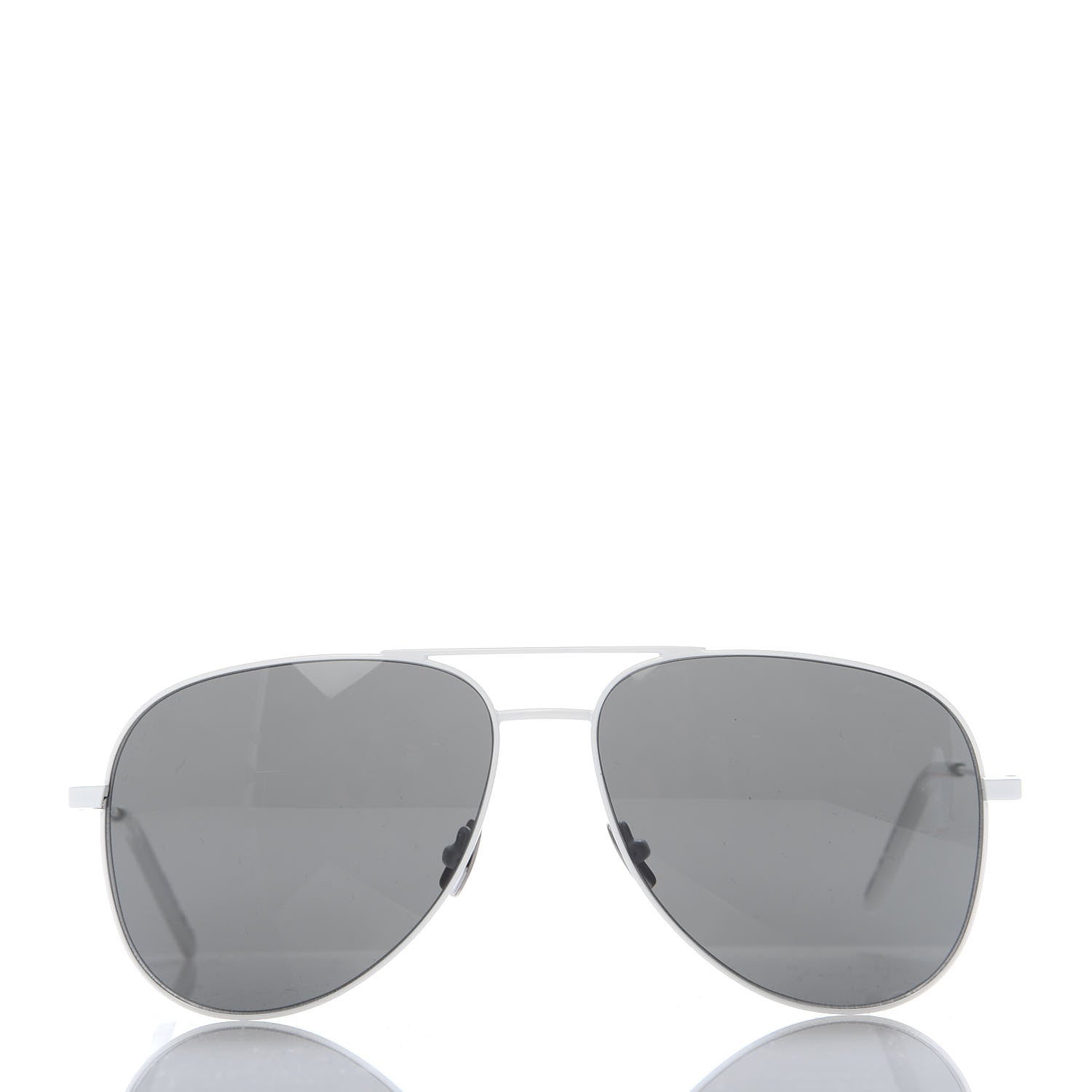 Saint Laurent Aviator Classic 11 Sunglasses White 2 of 9