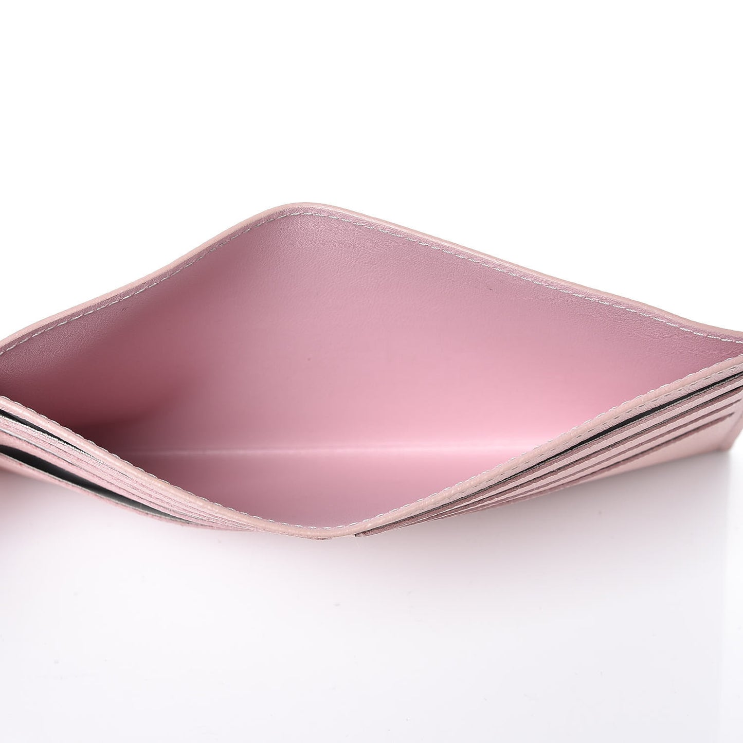 Calfskin Felicie Card Holder Insert Rose Ballerine