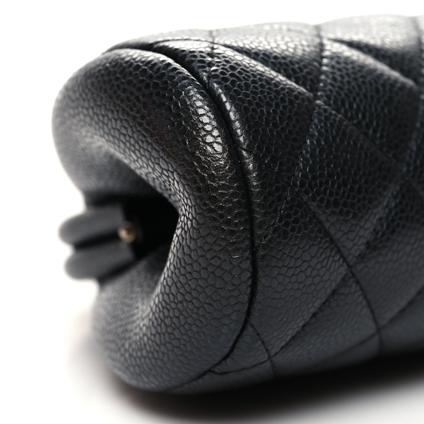 Caviar Quilted Timeless Clutch Black