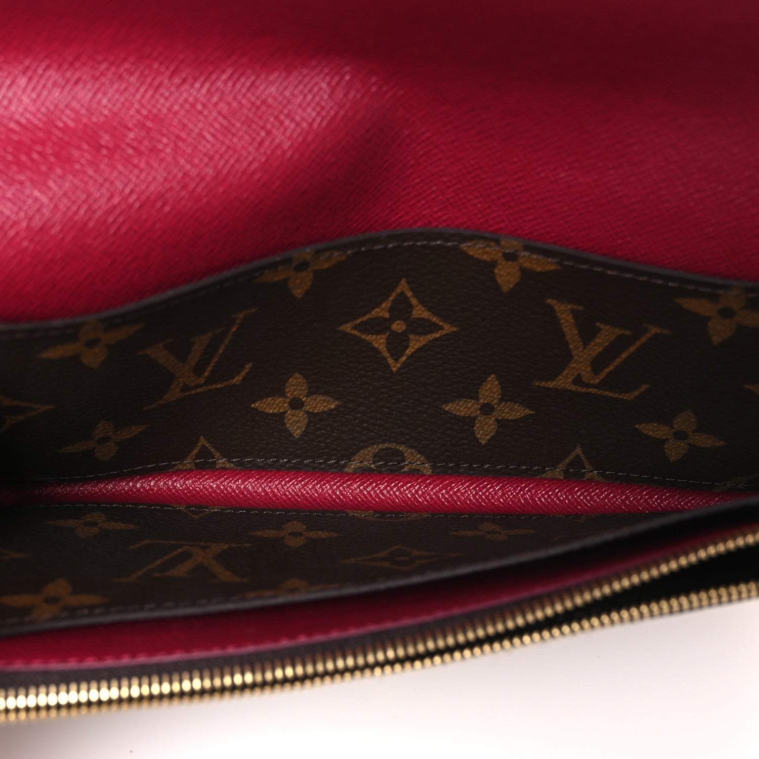 Louis Vuitton Monogram Emilie Wallet Fuchsia 5 of 8