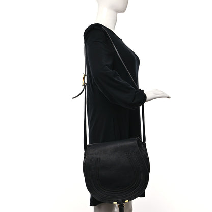 Chloe Calfskin Medium Marcie Round Crossbody Bag Black 2 of 10