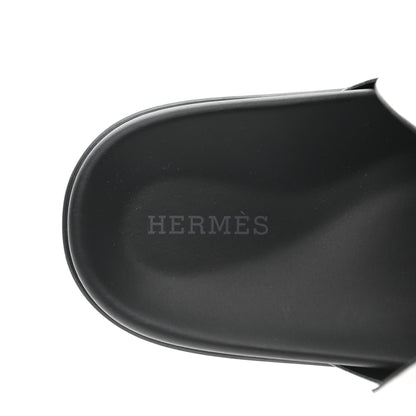 Hermes Nappa Extra Sandals 38 Gris Argent 6 of 9