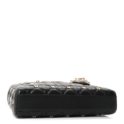 Christian Dior Lambskin Butterfly Cannage Lady D-Joy Black 4 of 10