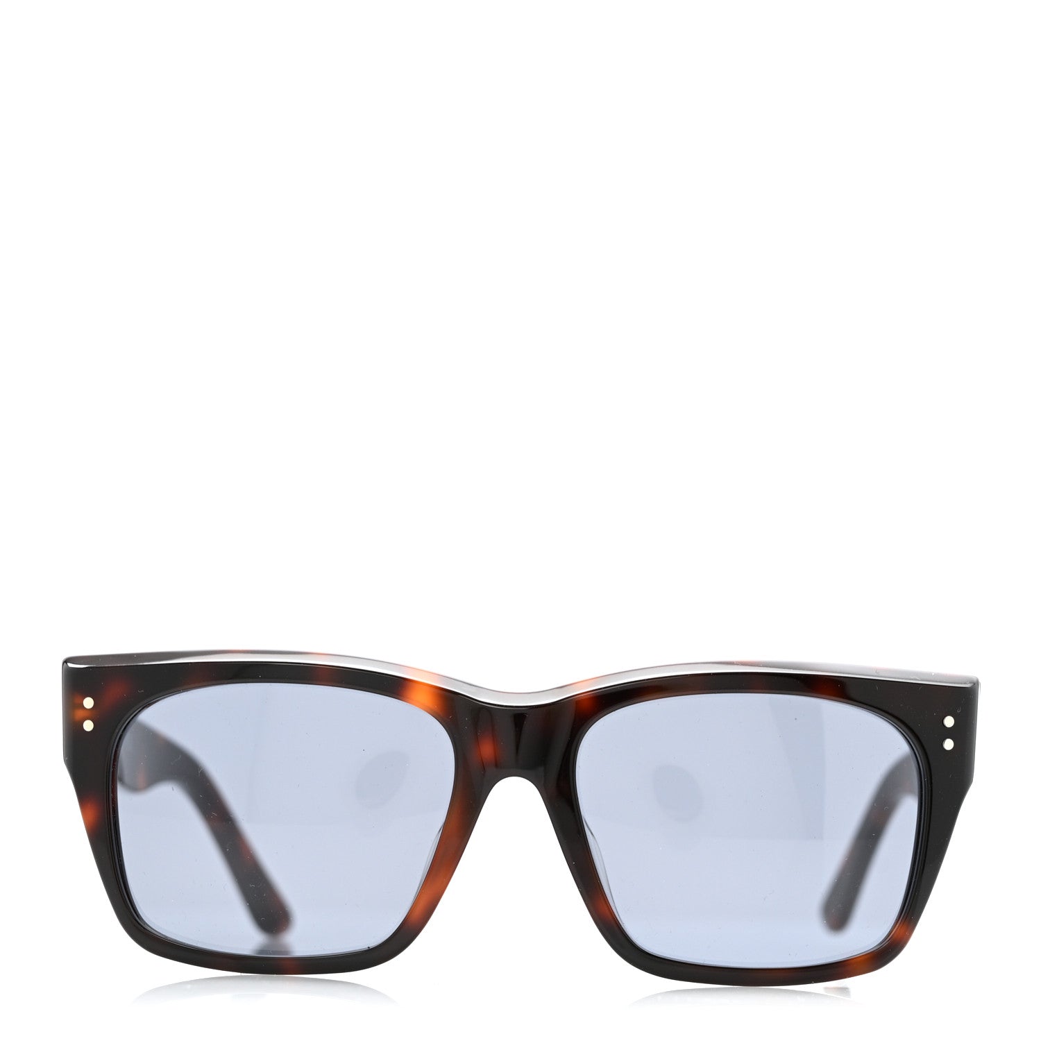 Celine Acetate Rectangular Sunglasses CL40082F Havana 2 of 7