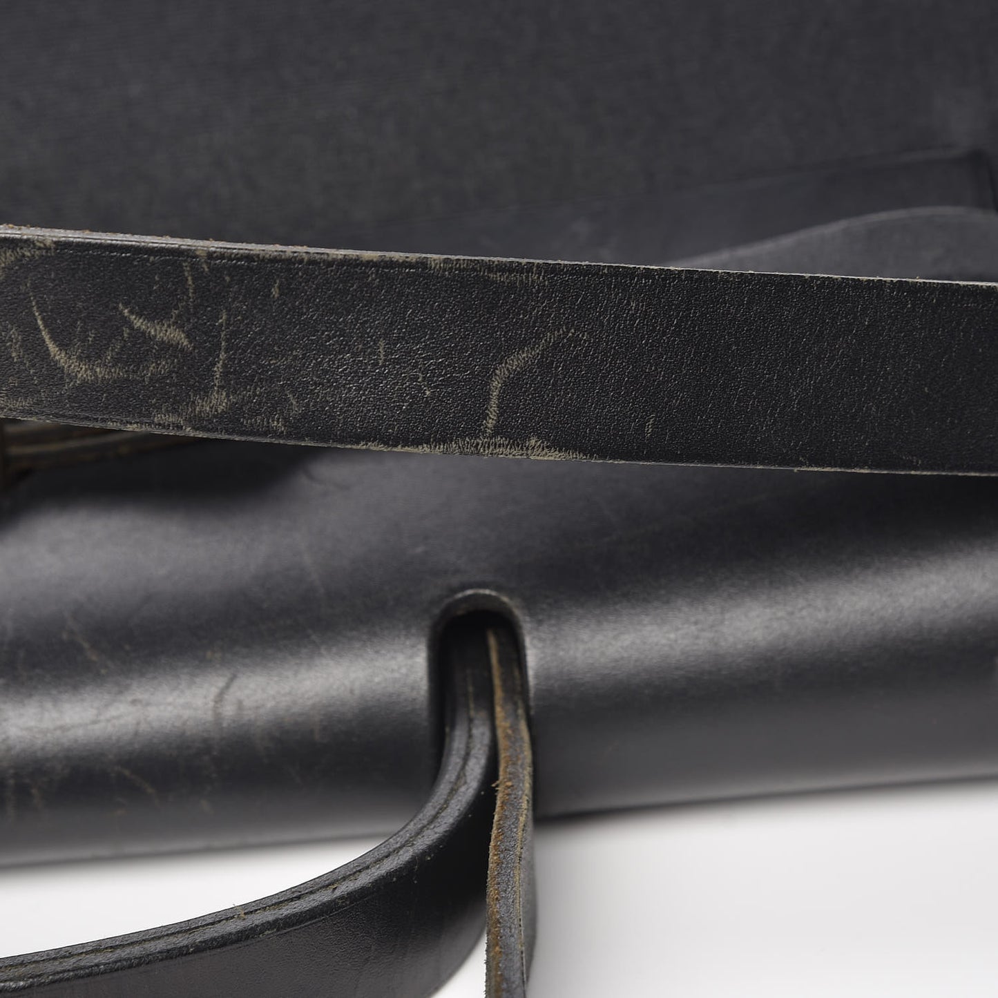 Toile Vache Calfskin Herbag 40 GM Black