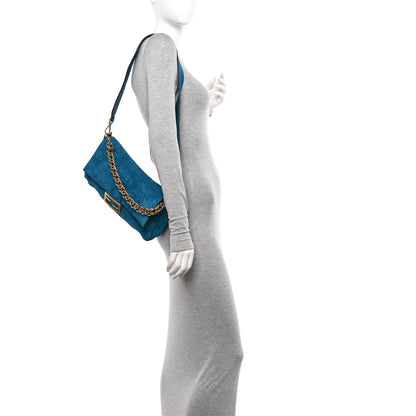 Fendi Chamois Large Baguette Ottanio 2 of 10