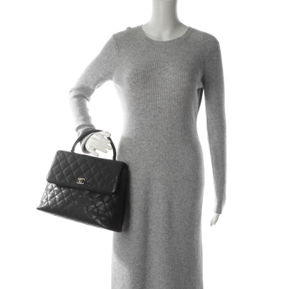 Chanel Caviar Quilted Jumbo Kelly Flap Black 2 of 9