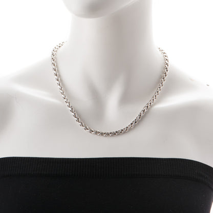 David Yurman Sterling Silver 14K Yellow Gold 8mm Large Wheat Chain Necklace 2 of 5