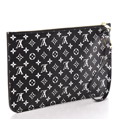 Louis Vuitton Monogram Giant Jungle Neverfull MM GM Pochette Black 3 of 6