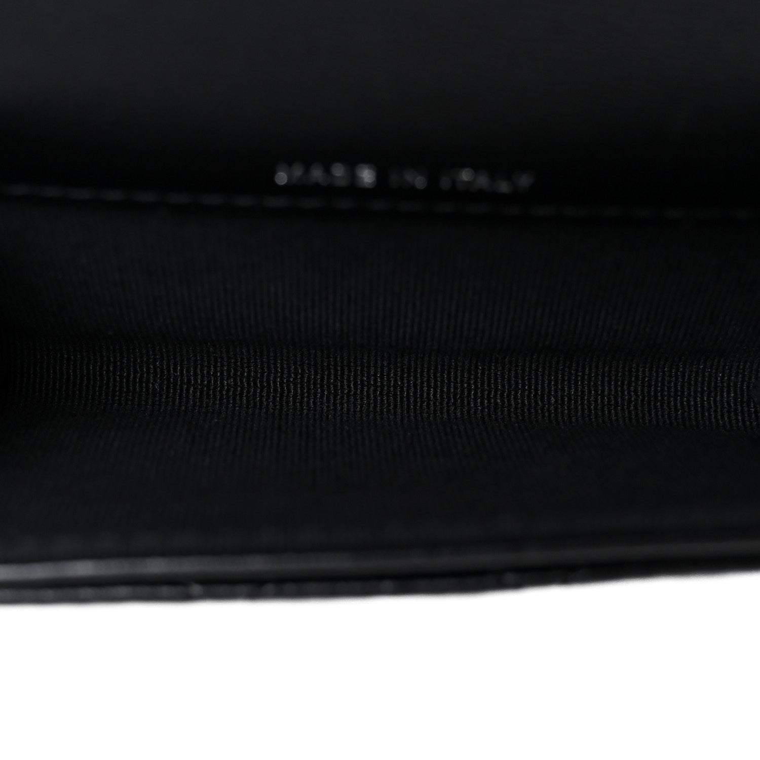Chanel Lambskin Quilted Flap Card Holder Wallet So Black 5 of 10