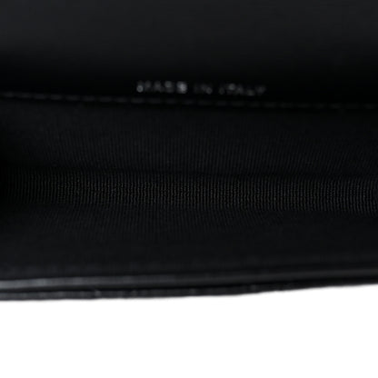 Chanel Lambskin Quilted Flap Card Holder Wallet So Black 5 of 10