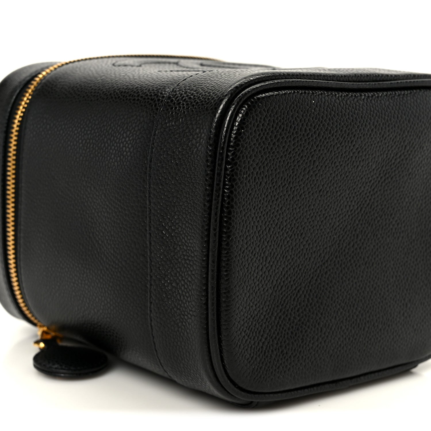 Chanel Caviar Vanity Cosmetic Case Black 1874959 – FASHIONPHILE