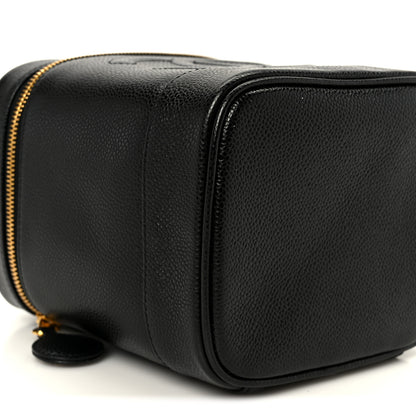 Chanel Caviar Vanity Cosmetic Case Black 10 of 11