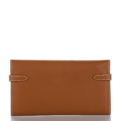 Hermes Epsom Kelly Longue Wallet Gold 11 of 15