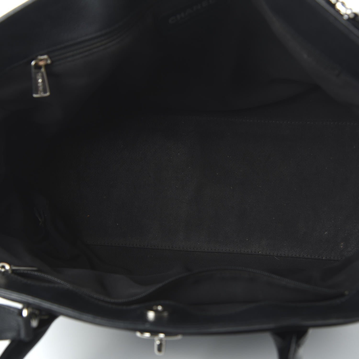 Chanel Calfskin Cerf Executive Shopper Tote Black 6 of 13