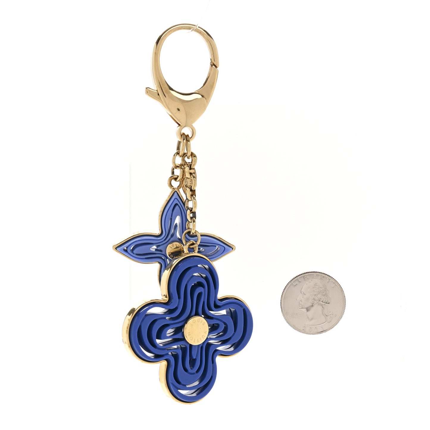 Resin Naif Bag Charm Blue