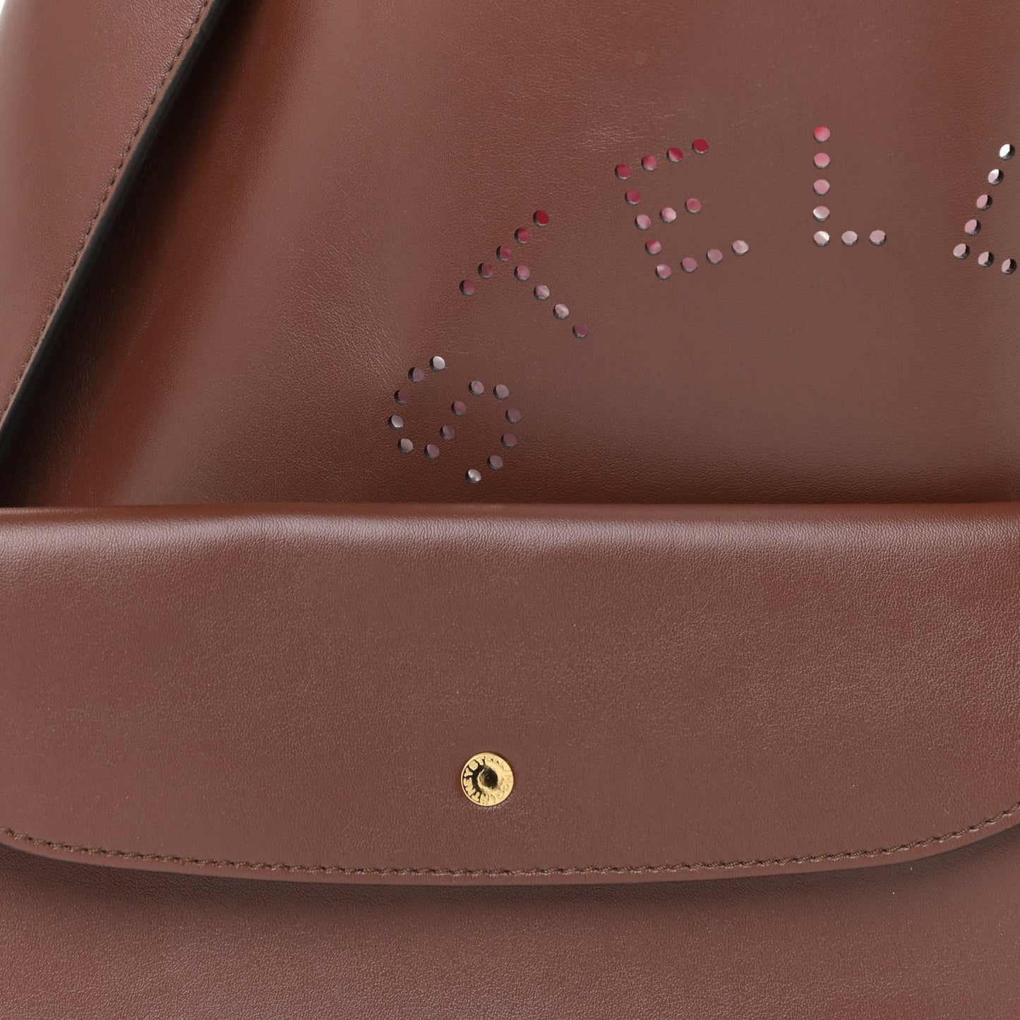 Eco Alter Nappa East West Perforated Tote Pecan