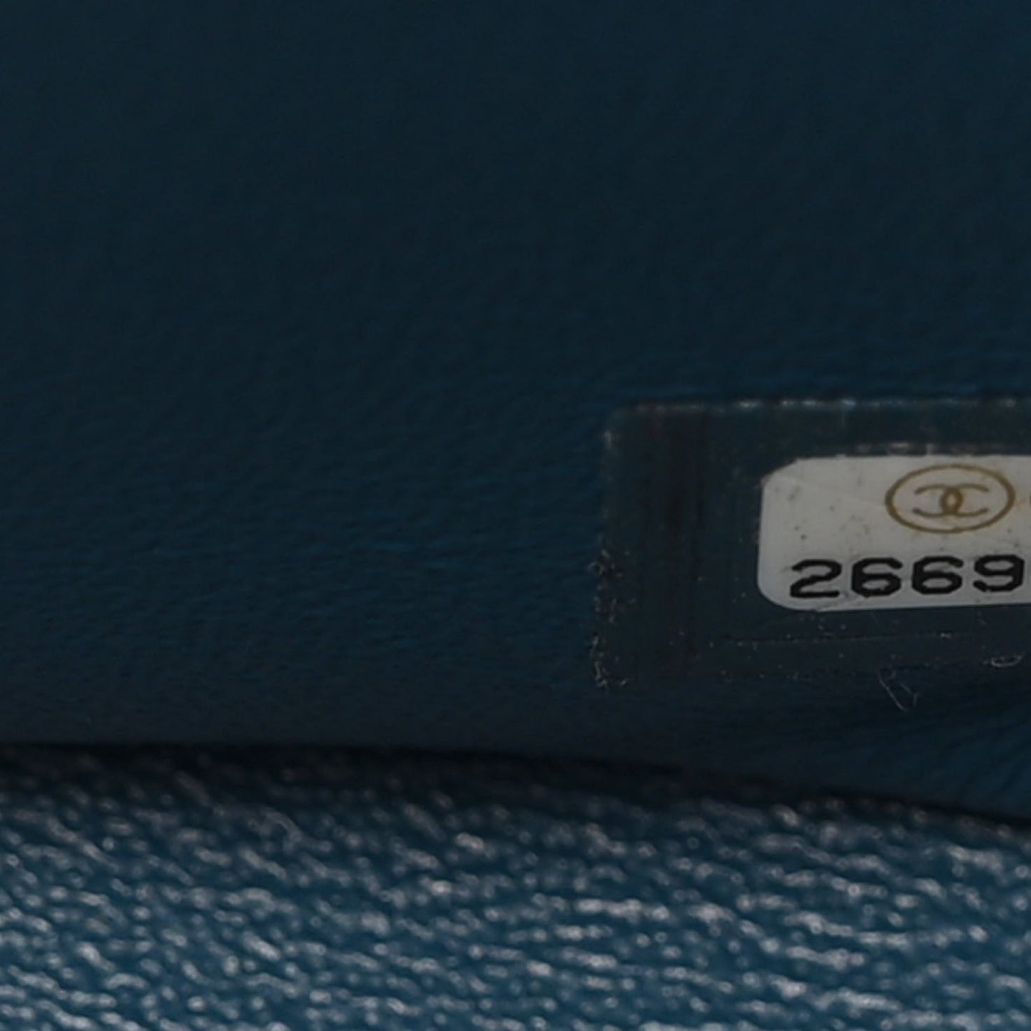 Caviar Quilted Business Affinity Backpack Blue