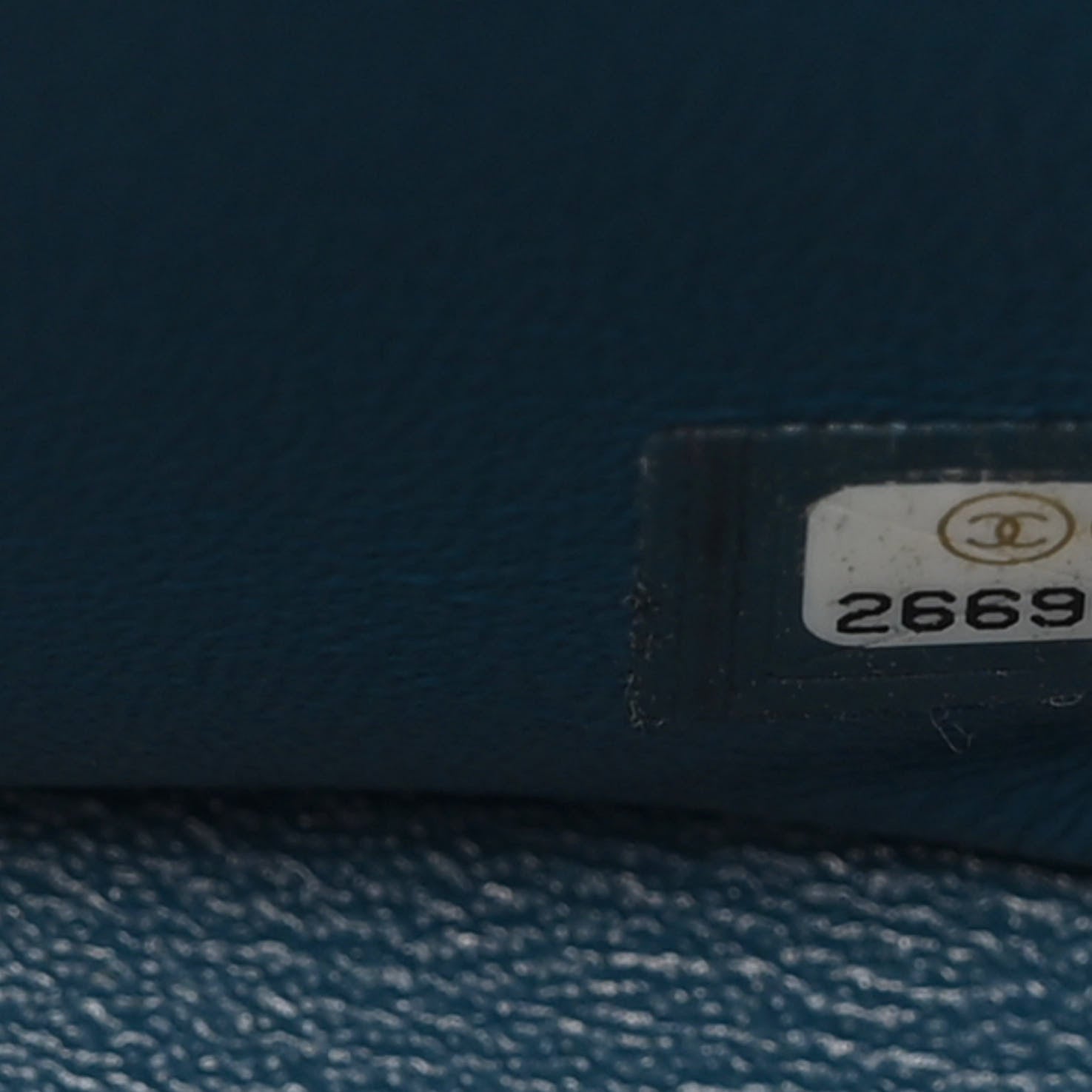 Chanel Caviar Quilted Business Affinity Backpack Blue 6 of 9