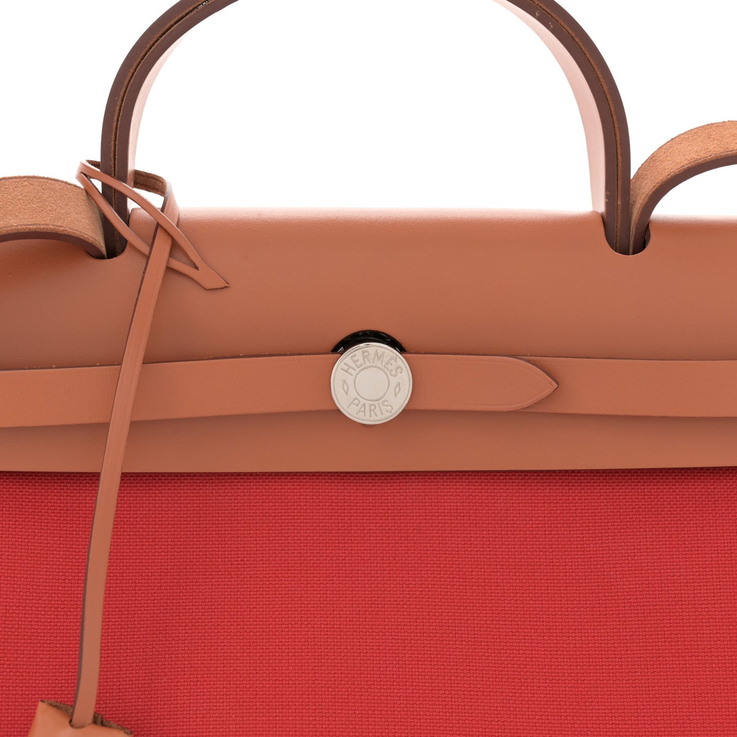 Vache Hunter Toile Herbag Zip 31 PM Rouge Tomate Natural