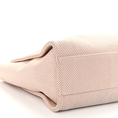 Chanel Mixed Fibers Calfskin Small Deauville Tote Beige 9 of 13