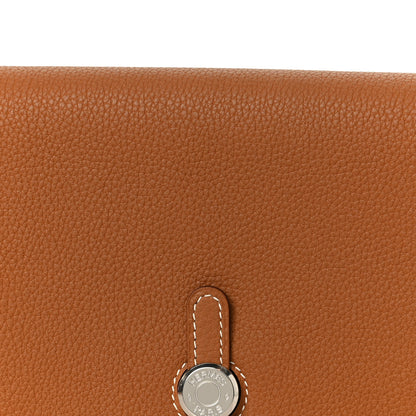 Hermes Togo Dogon Duo Wallet Gold 11 of 12