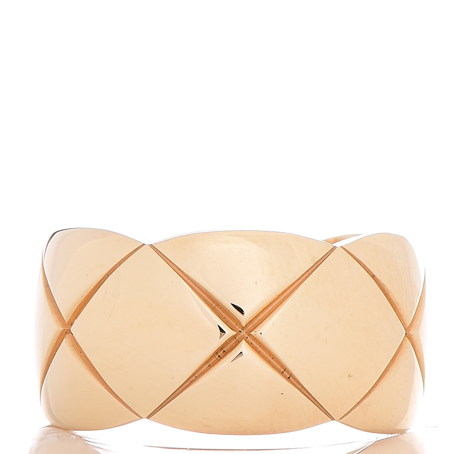Chanel 18K Yellow Gold Medium Coco Crush Ring 52 6 3 of 6