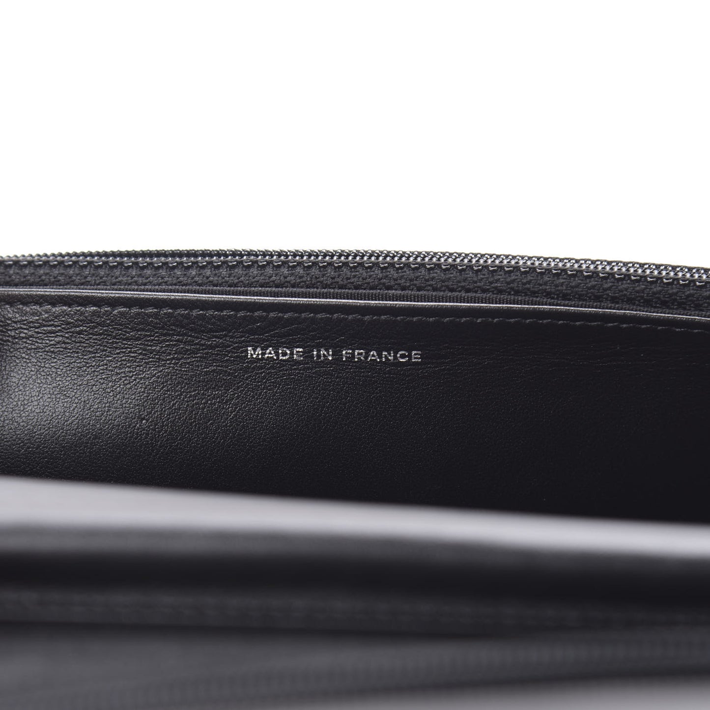 Caviar Quilted Boy Wallet On Chain WOC Black