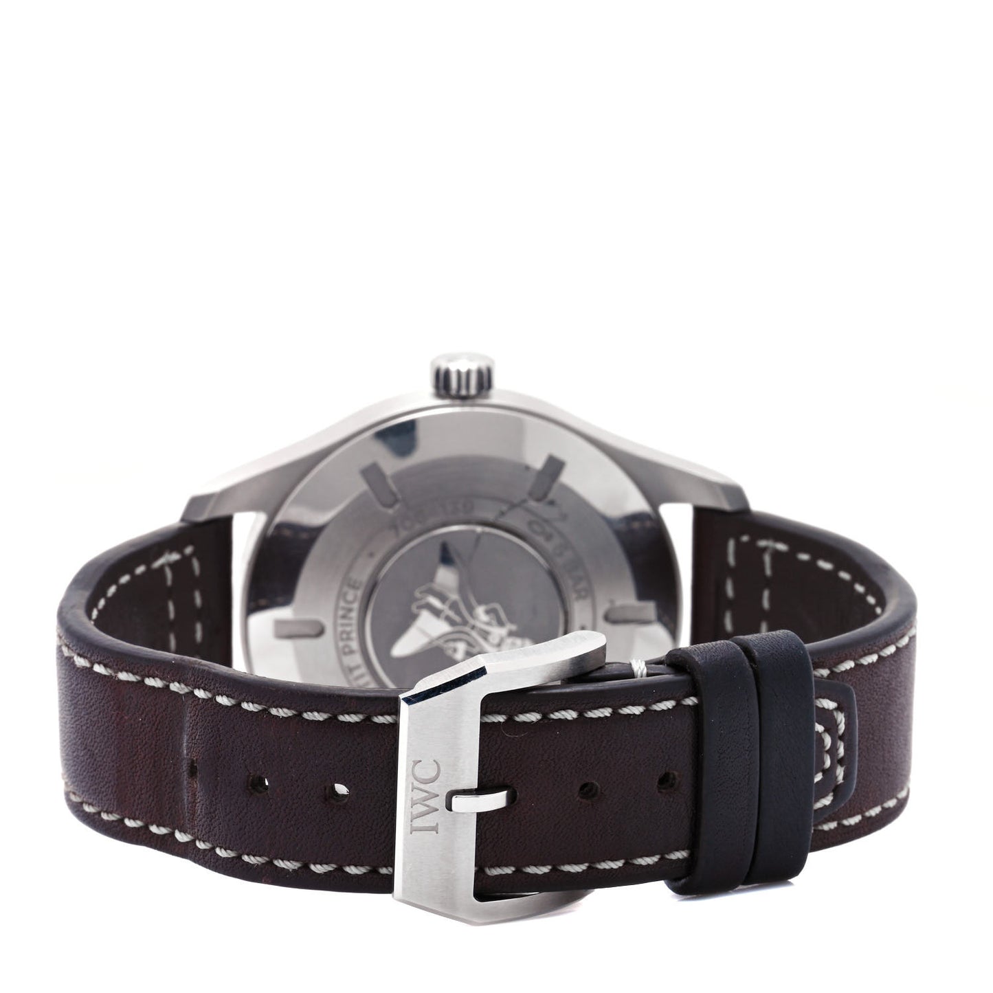 Stainless Steel Calfskin 40mm Pilot Mark XVIII Edition Le Petit Prince Automatic Watch Blue IW327010