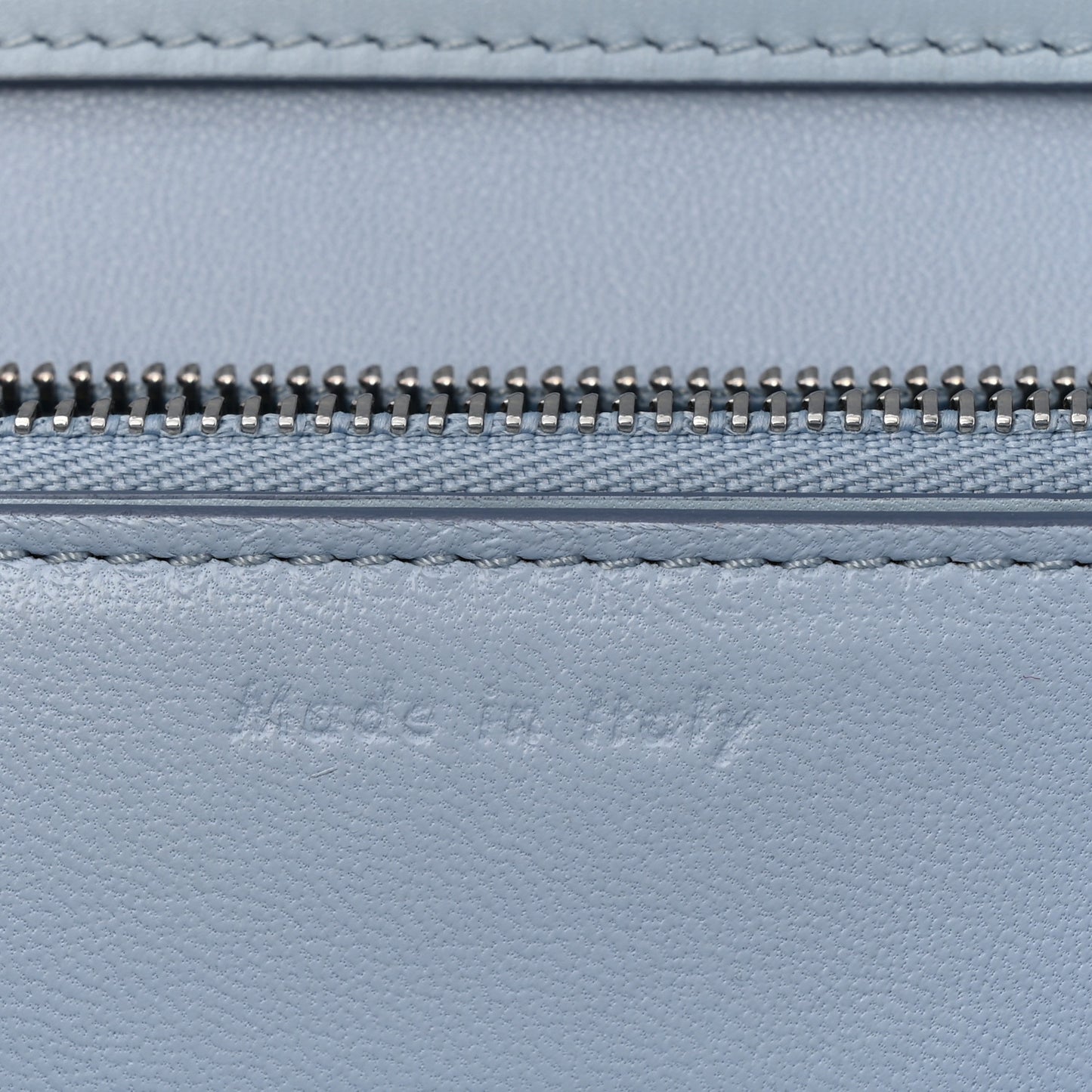Box Calfskin Medium Classic Box Flap Bag Pale Blue