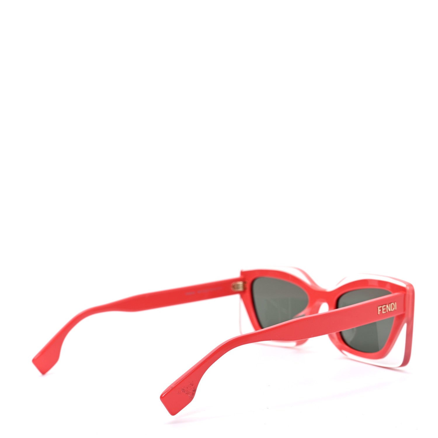 Fendi Acetate Feel Sunglasses FE40034U Coral 4 of 6