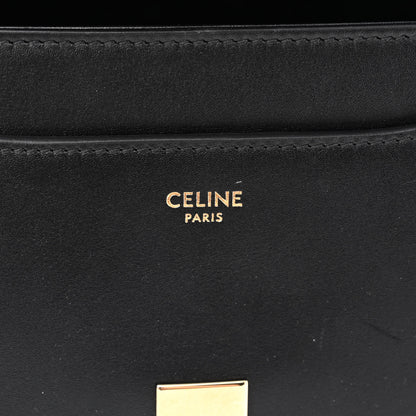 Celine Satinated Calfskin Small 16 Top Handle Bag Black 6 of 14