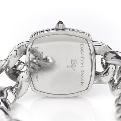 David Yurman Stainless Steel Diamond Bezel 27mm Albion Quartz Watch Black 5 of 6