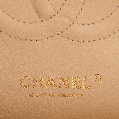 Chanel Caviar Quilted Medium Double Flap Beige Clair 5 of 8