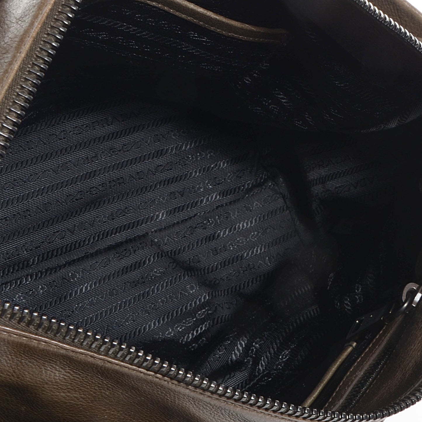 Glace Calf Extra Wide Tote Militare