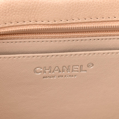 Chanel Caviar Quilted Jumbo Single Flap Ecru 6 of 10