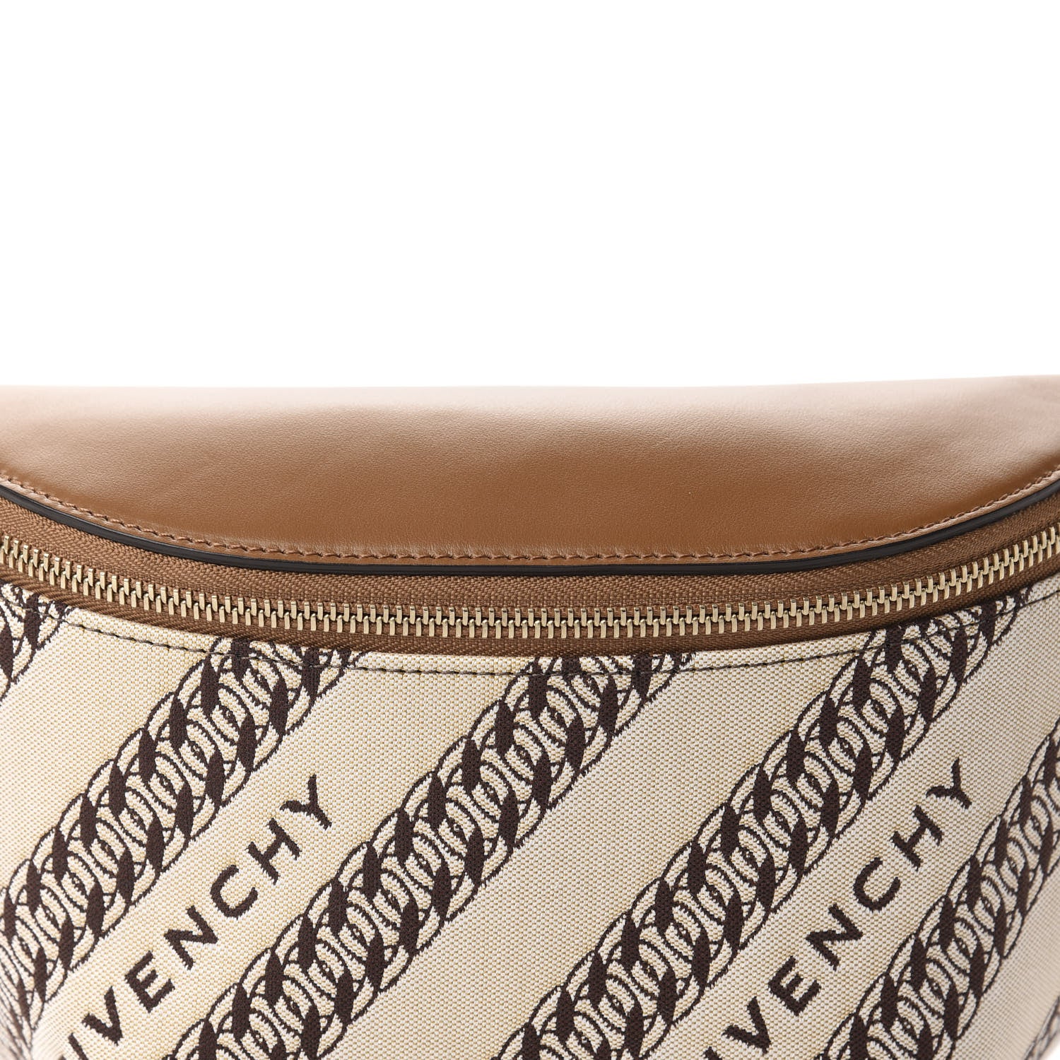 Givenchy Calfskin Canvas Bond Belt Bag Beige 11 of 11