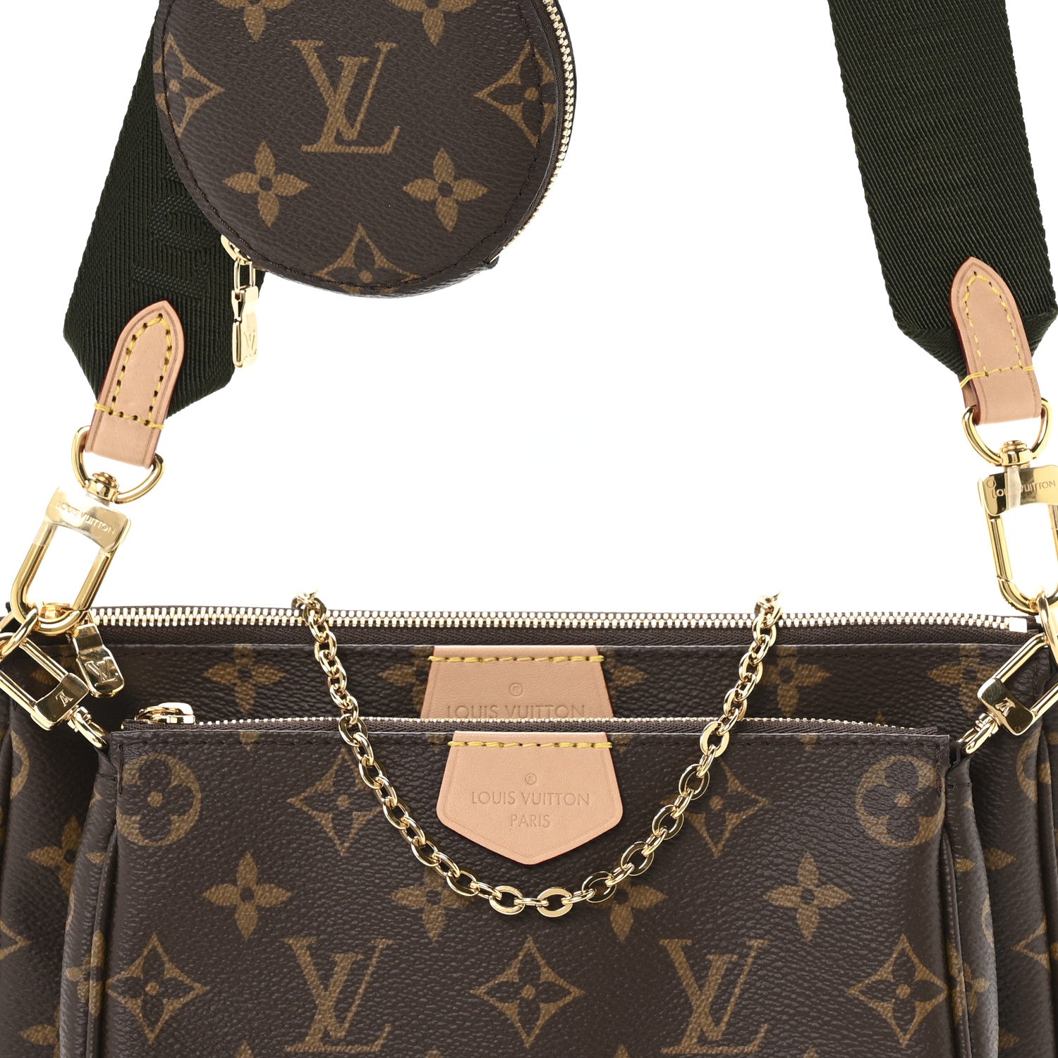 Louis Vuitton Monogram Multi Pochette Accessories Kaki 7 of 9
