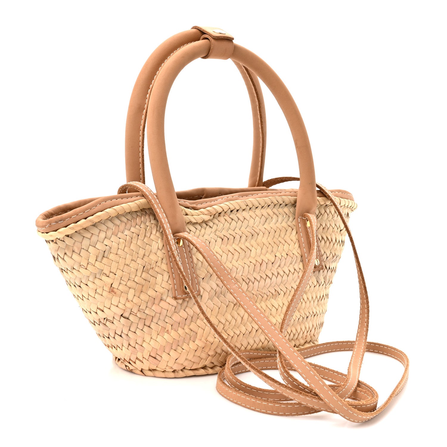 Jacquemus Raffia Le Petit Panier Soli Light Brown 2 of 10