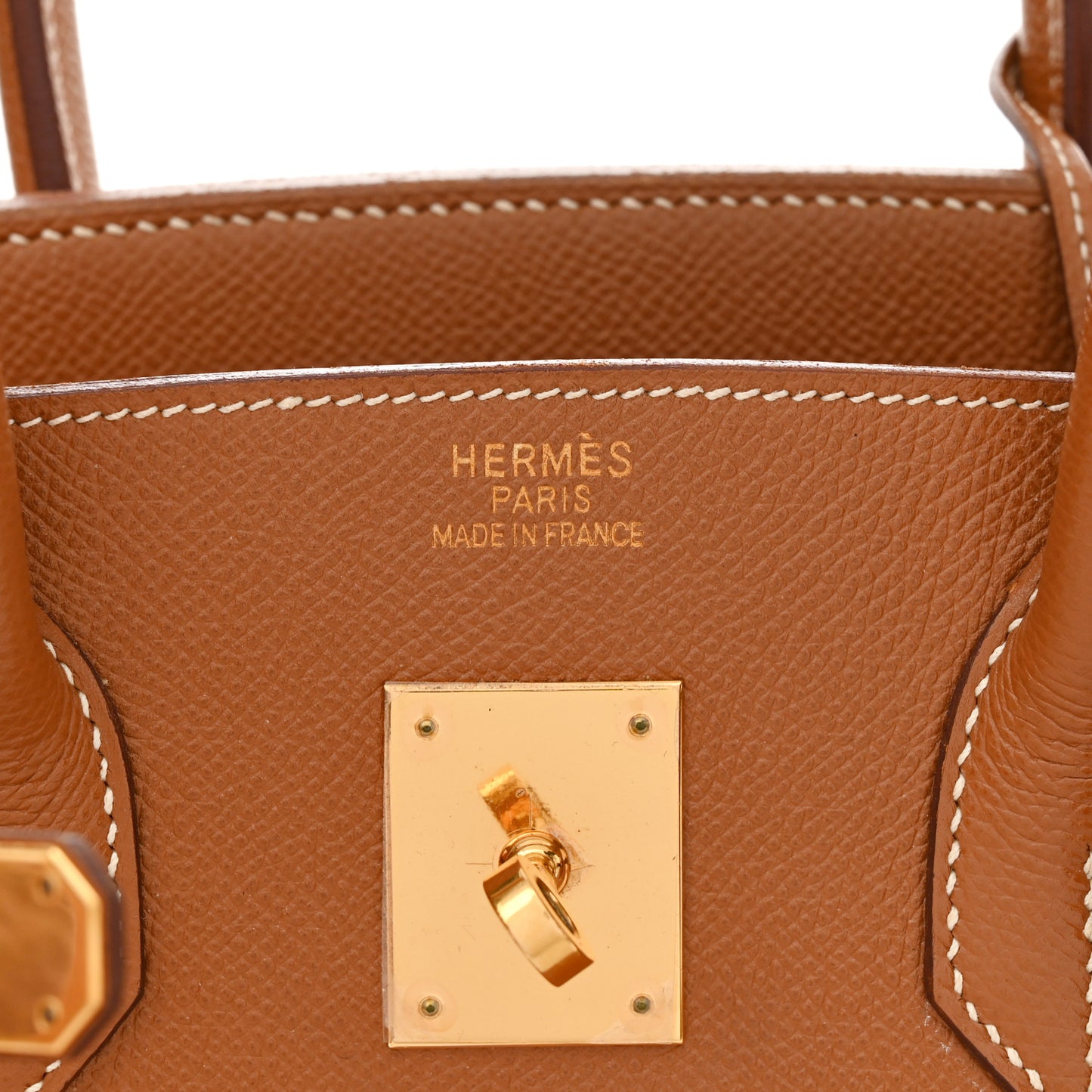 Epsom Birkin 35 Gold