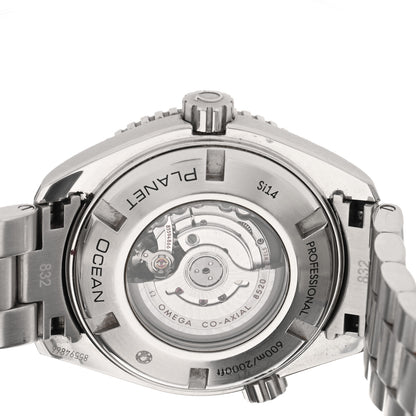 Omega Stainless Steel 37mm Seamaster Planet Ocean Co-Axial Automatic Watch Black 232.30.38.20.01.002 4 of 5