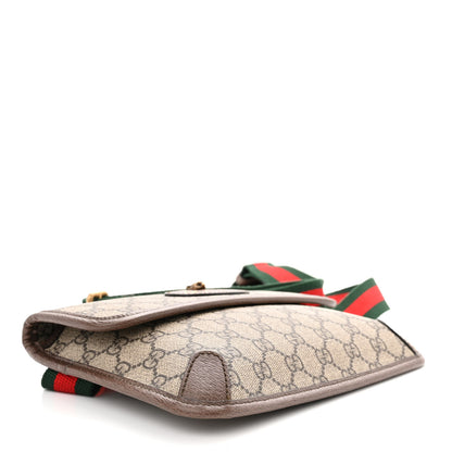 Gucci GG Supreme Monogram Neo Vintage Web Belt Bag Brown 4 of 10