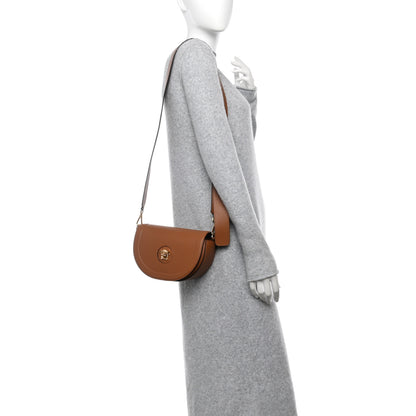 Versace Grained Calfskin La Medusa Small Shoulder Bag Brown 2 of 9