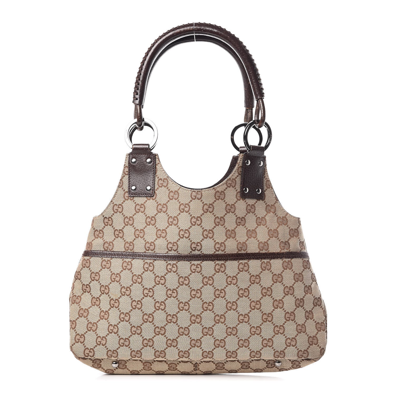 Gucci Monogram Shoulder Bag Brown 1 of 14