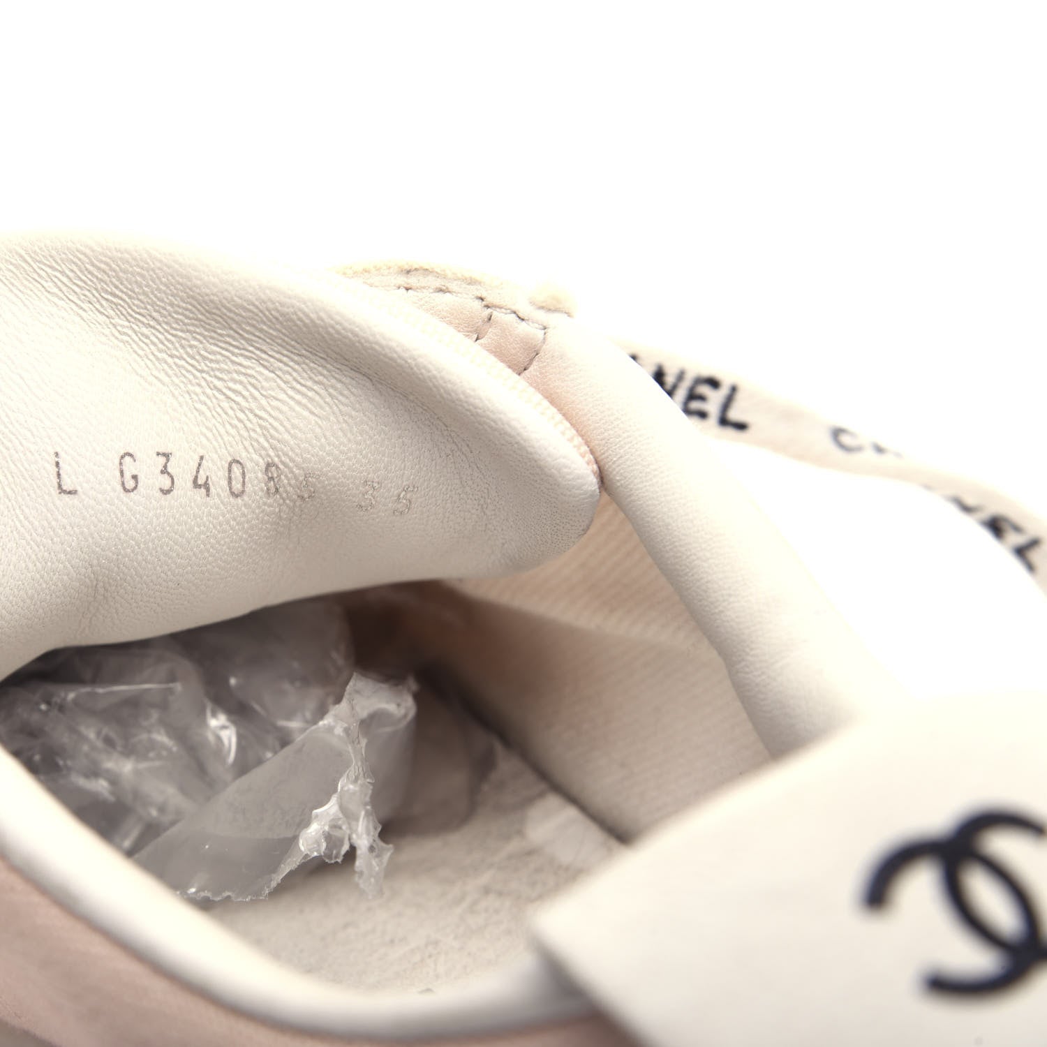Chanel Canvas Womens Sneakers 35 Light Pink 9 of 13