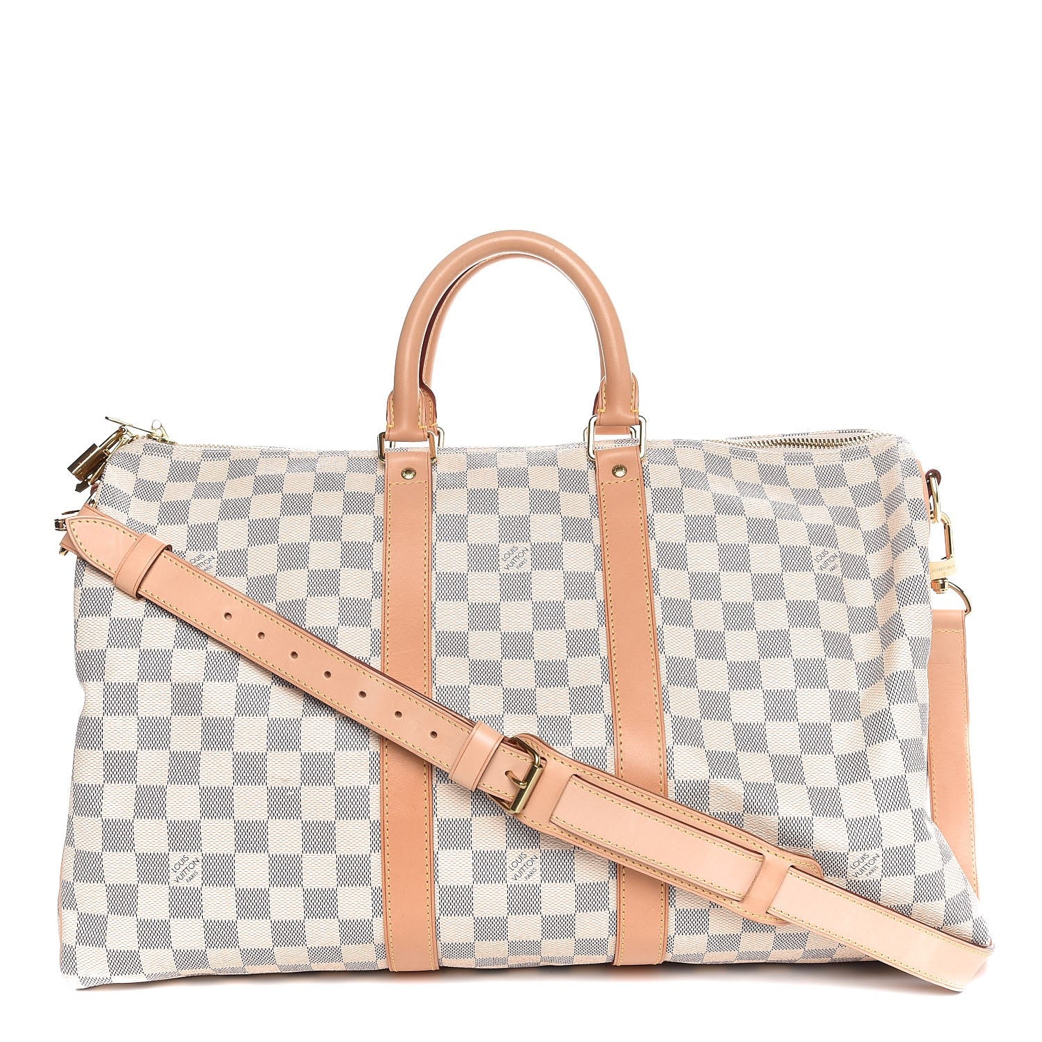 Louis Vuitton Damier Azur Keepall Bandouliere 45 1 of 8